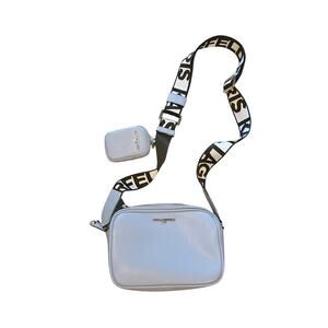 Karl Lagerfeld Maybelle Camera Bag Crossbody purse belt coin purse combo blue**